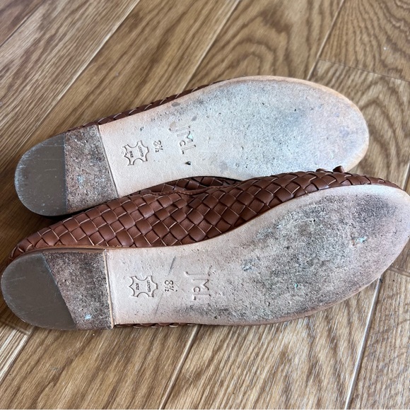 J McLaughlin Brown Woven ballet flats size 8.5 - Picture 3 of 6